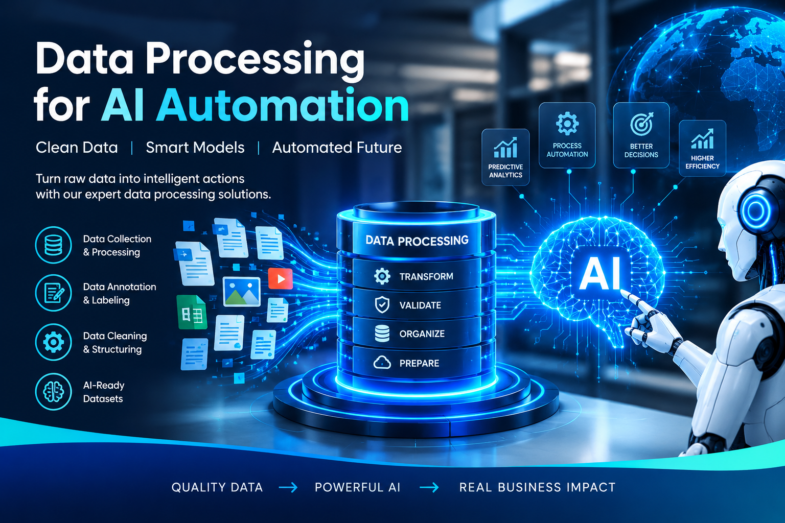 Data Processing The Backbone of the AI Industry